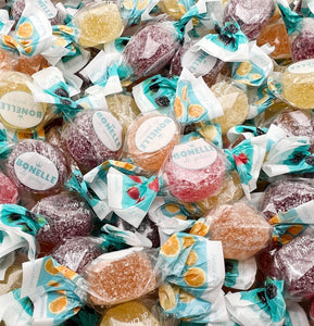 Fida Sugar Free Bonelle Italian Jelly Candy, Individually Wrapped, Vegan, 1 Pound Bag